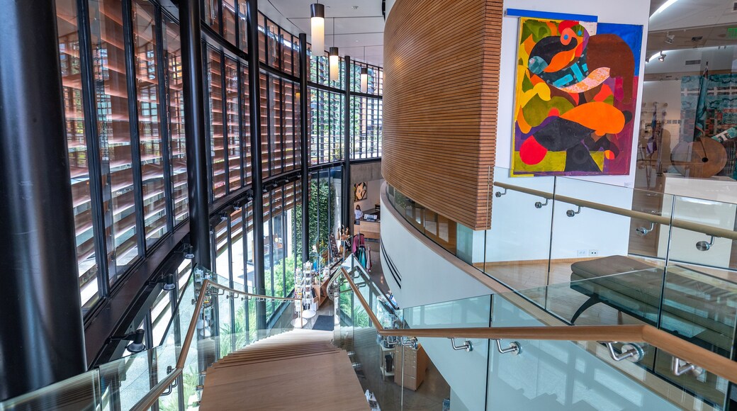 Bainbridge Island Museum of Art which includes art and interior views