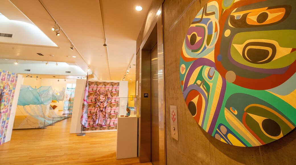 Bainbridge Island Museum of Art showing art and interior views