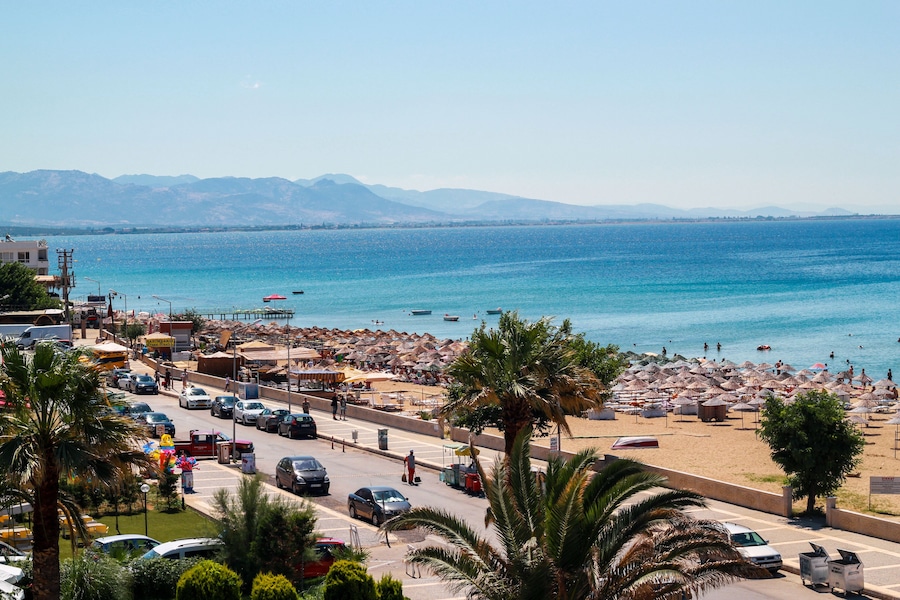 Sarimsakli Beach on Ayvalik, Turkey