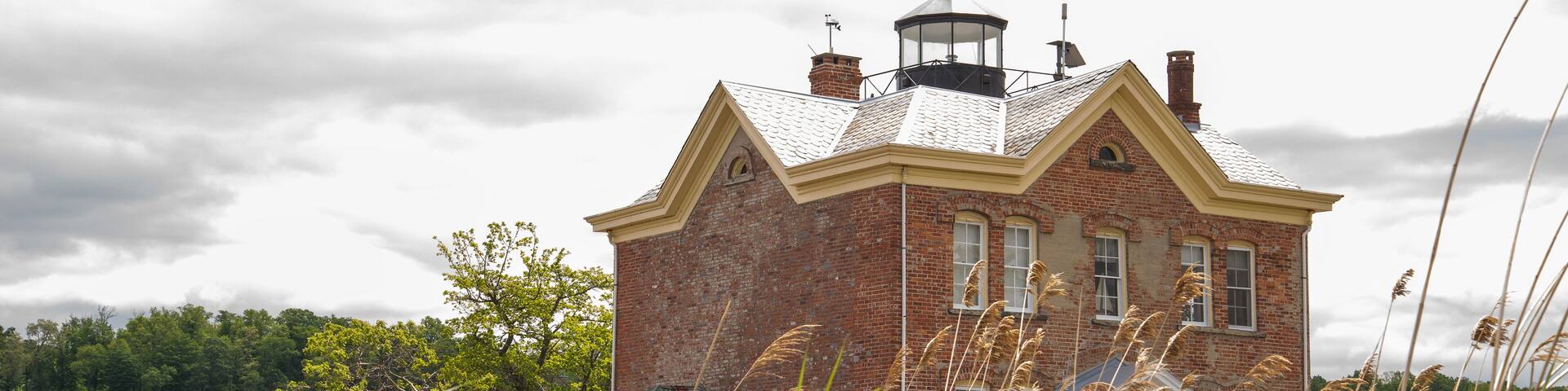 A Lighthouse in the grass