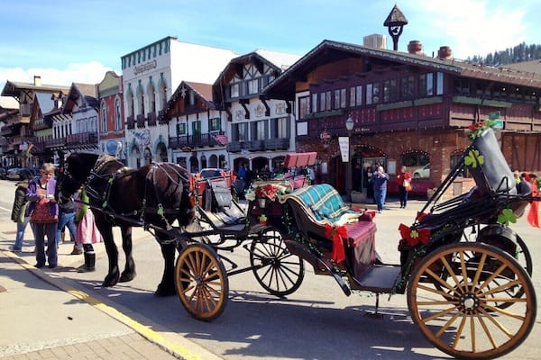 A fun way to see downtown Leavenworth.