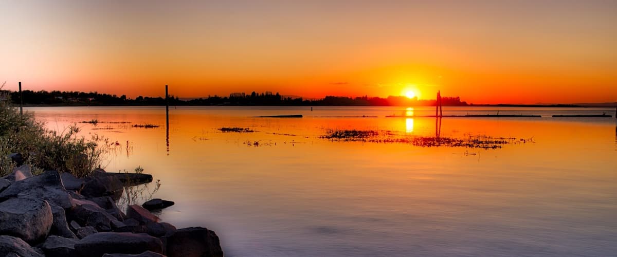Another beautiful evening at Pot Holes state park