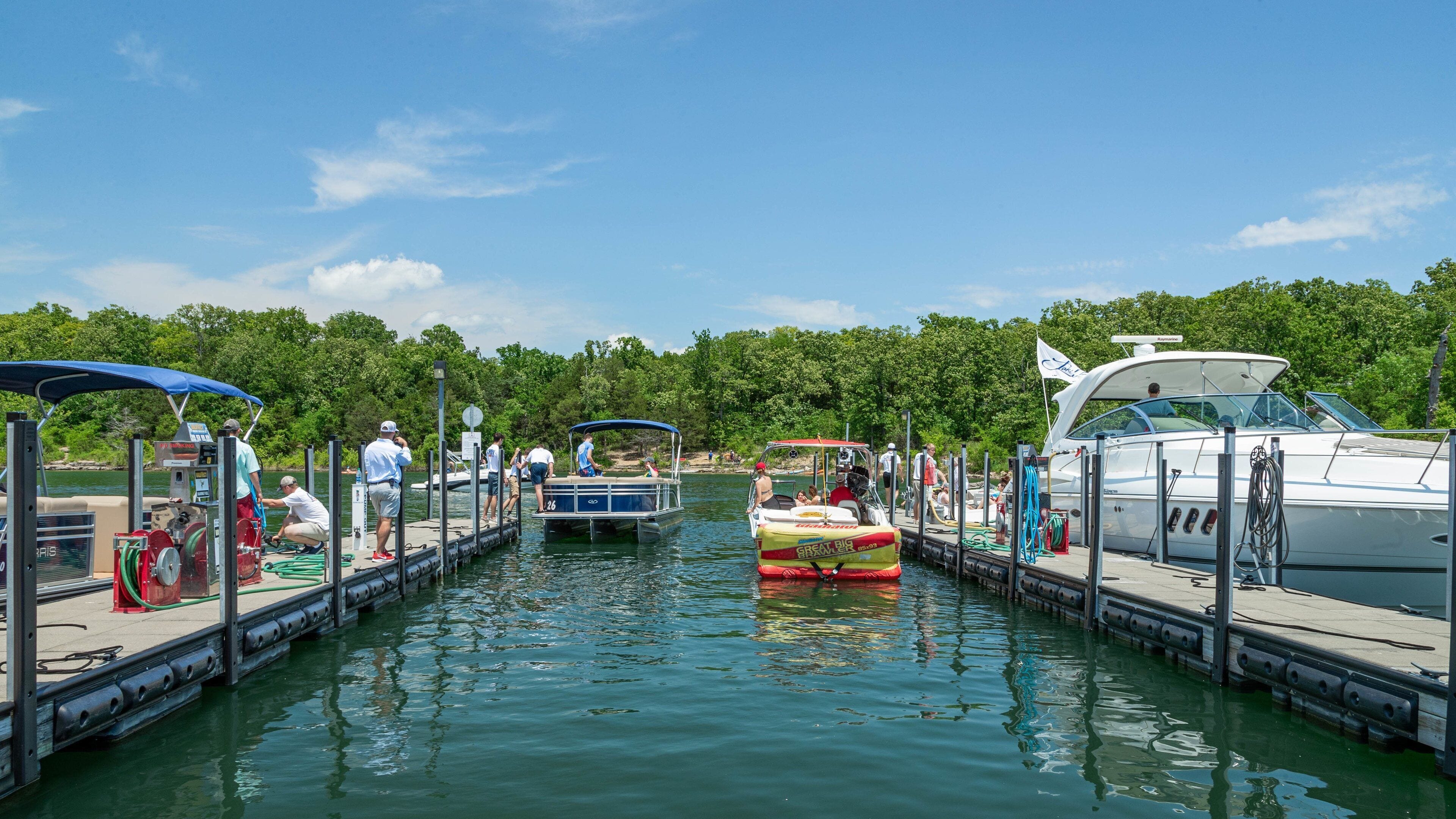 State Park Marina featuring a bay or harbor