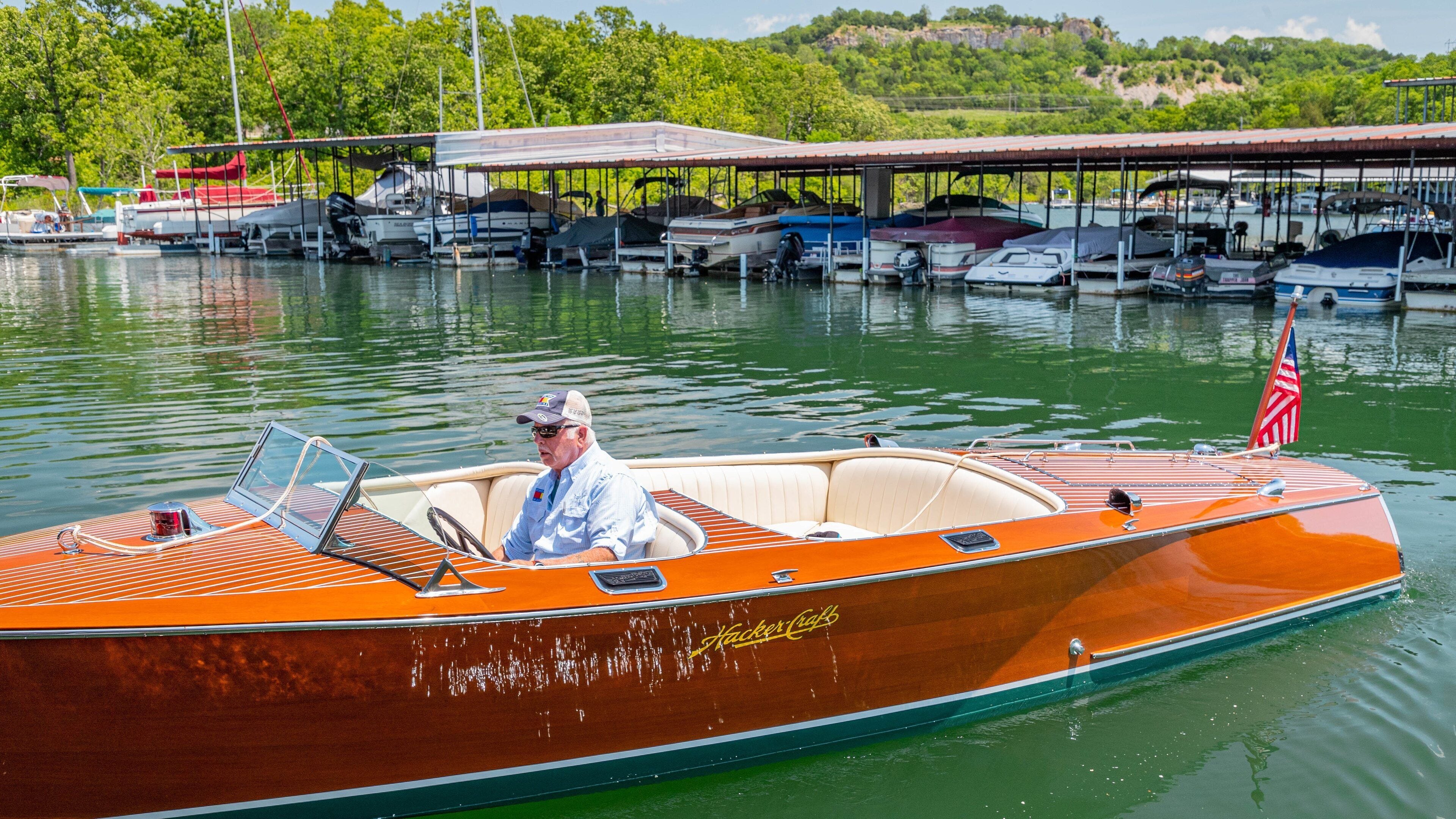 State Park Marina which includes a bay or harbor and boating as well as an individual male
