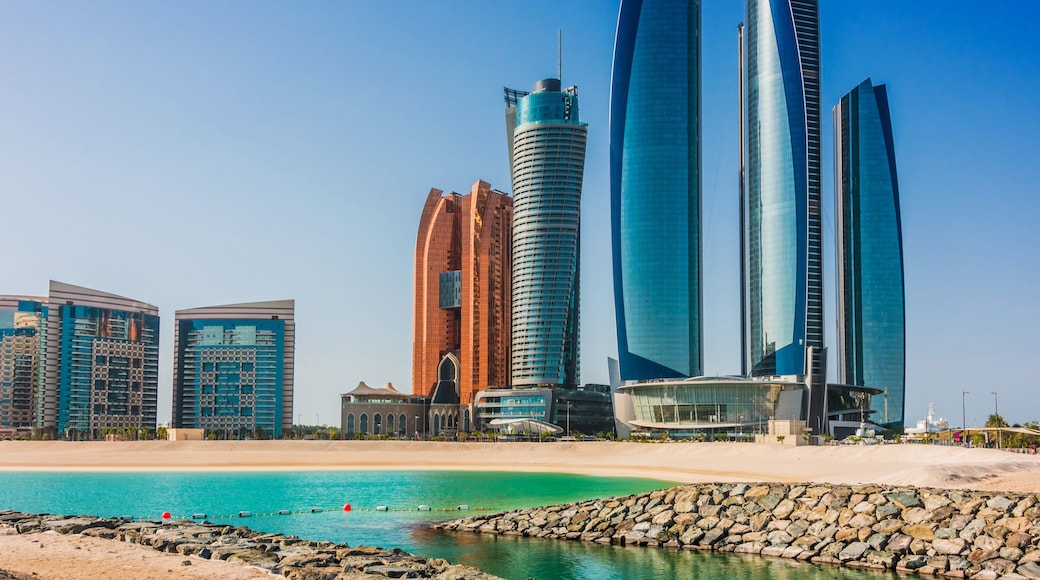 Etihad Towers in Abu Dhabi, United Arab Emirates