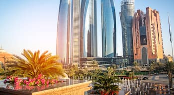 Skyscrapers in Abu Dhabi, United Arab Emirates.