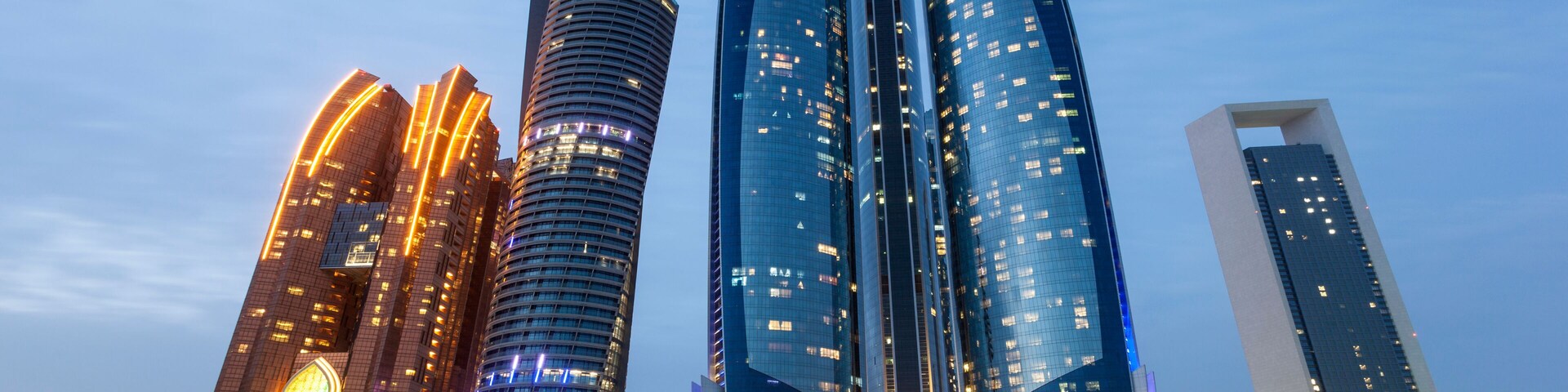Etihad Towers in Abu Dhabi, UAE