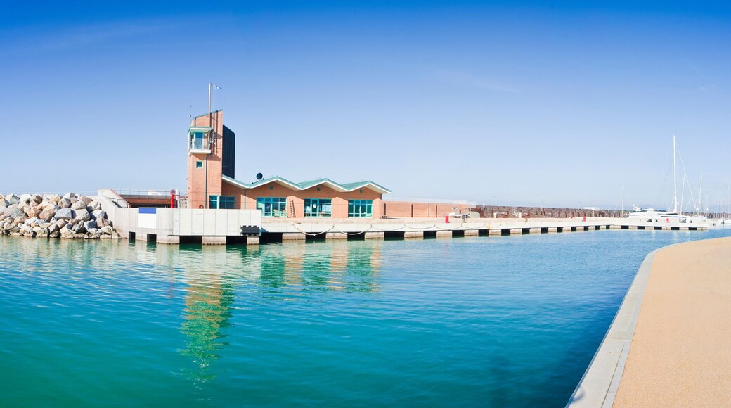 The new marina of Pisa city called "Boccadarno" (Italy - Tuscany)