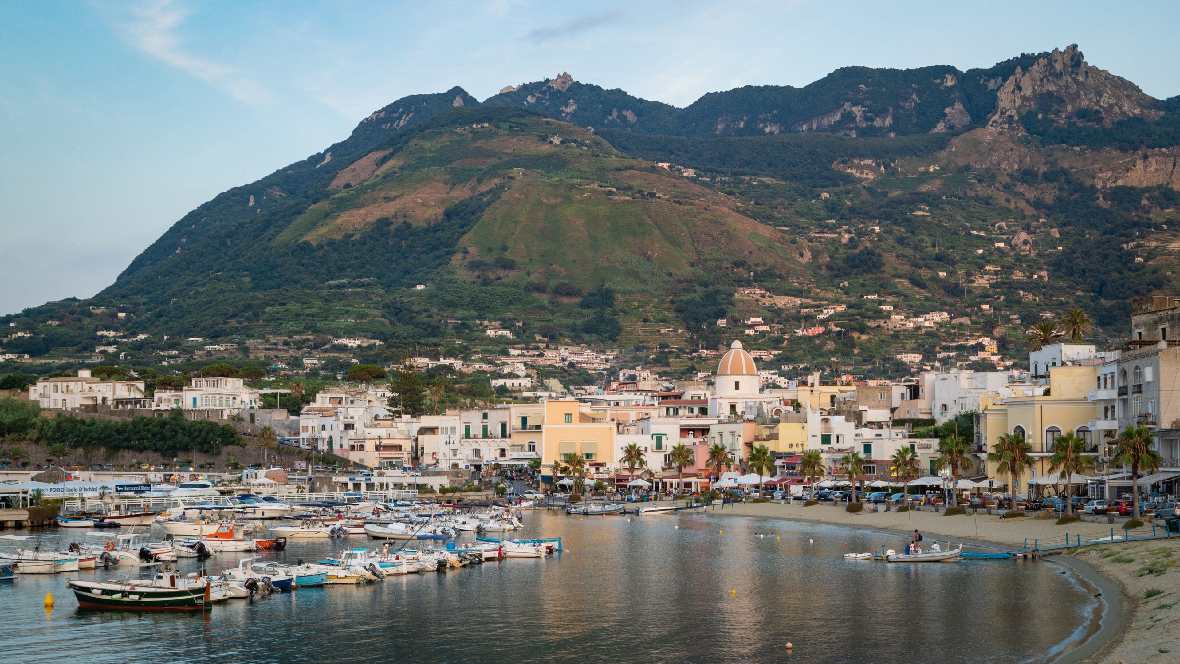 Port of Forio featuring general coastal views, a coastal town and a bay or harbor