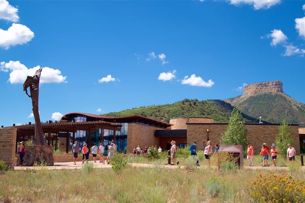 Parc national de Mesa Verde aussi bien que petit groupe de personnes