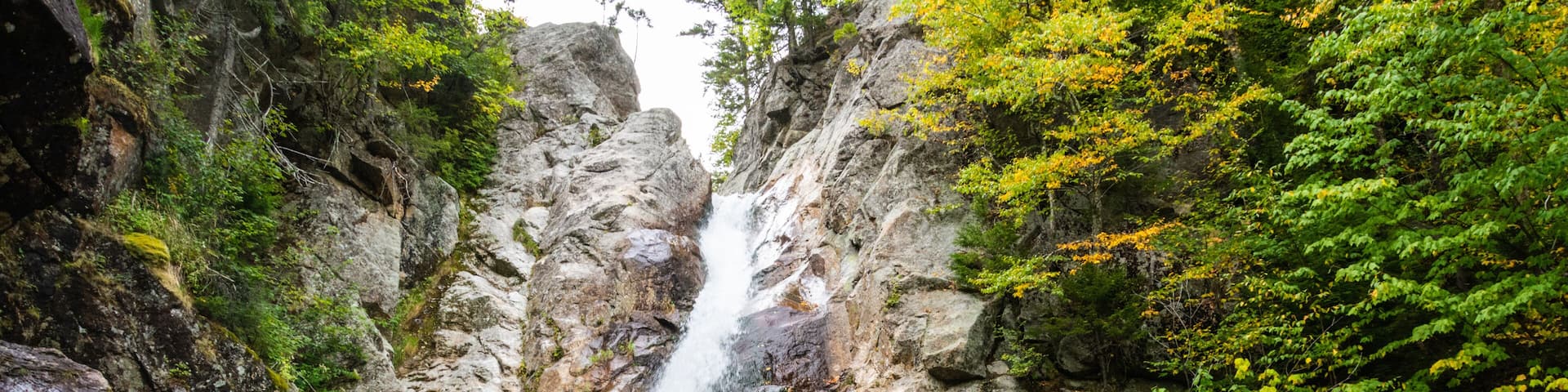 Glen Ellis Falls on the Ellis River in Pinkham Notch, New Hampshire
