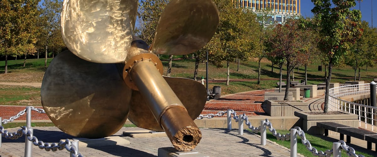 The American Merchant Marine Memorial at Camden, NJ