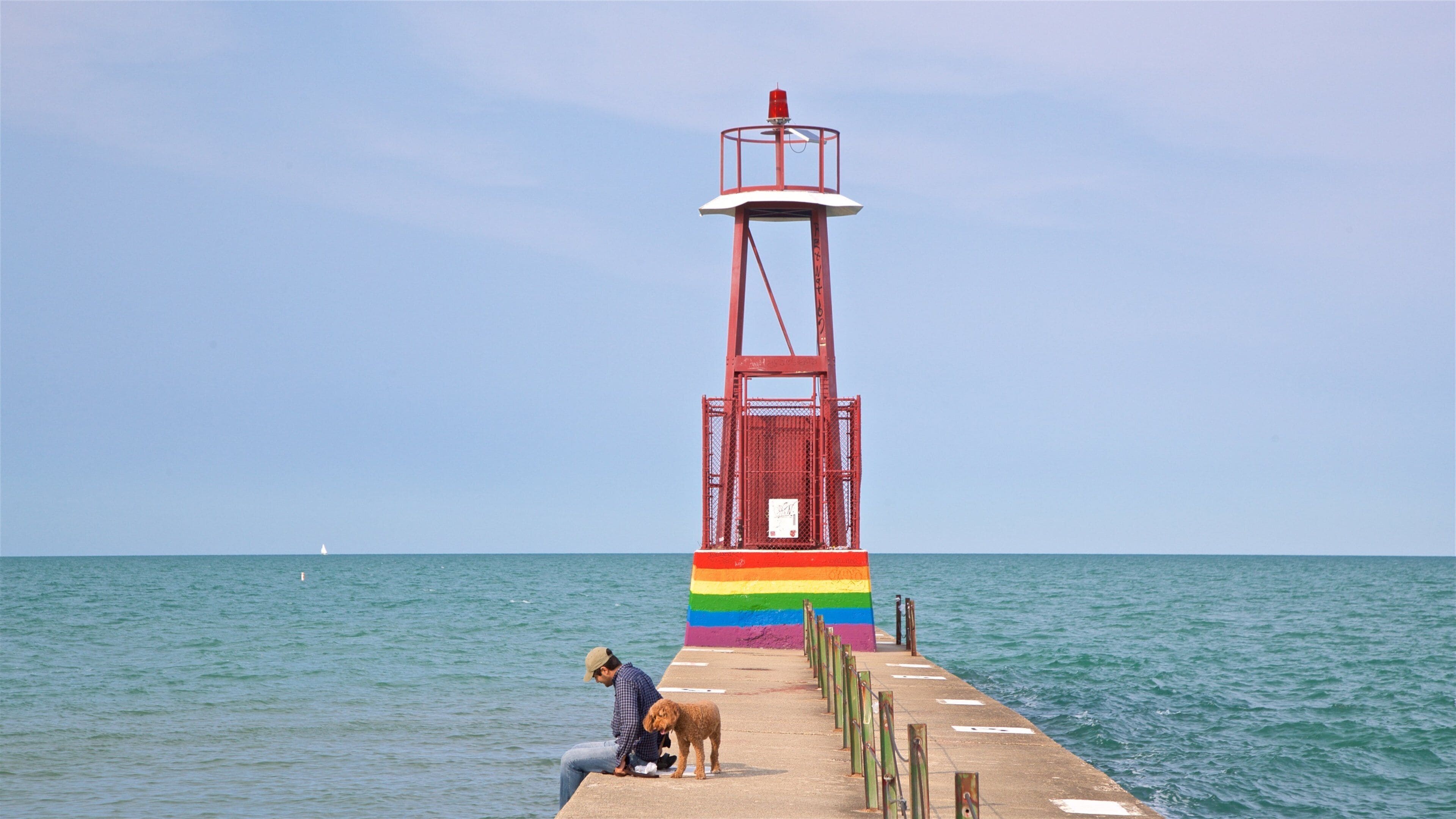 Kathy Osterman Beach which includes cuddly or friendly animals and general coastal views as well as an individual male