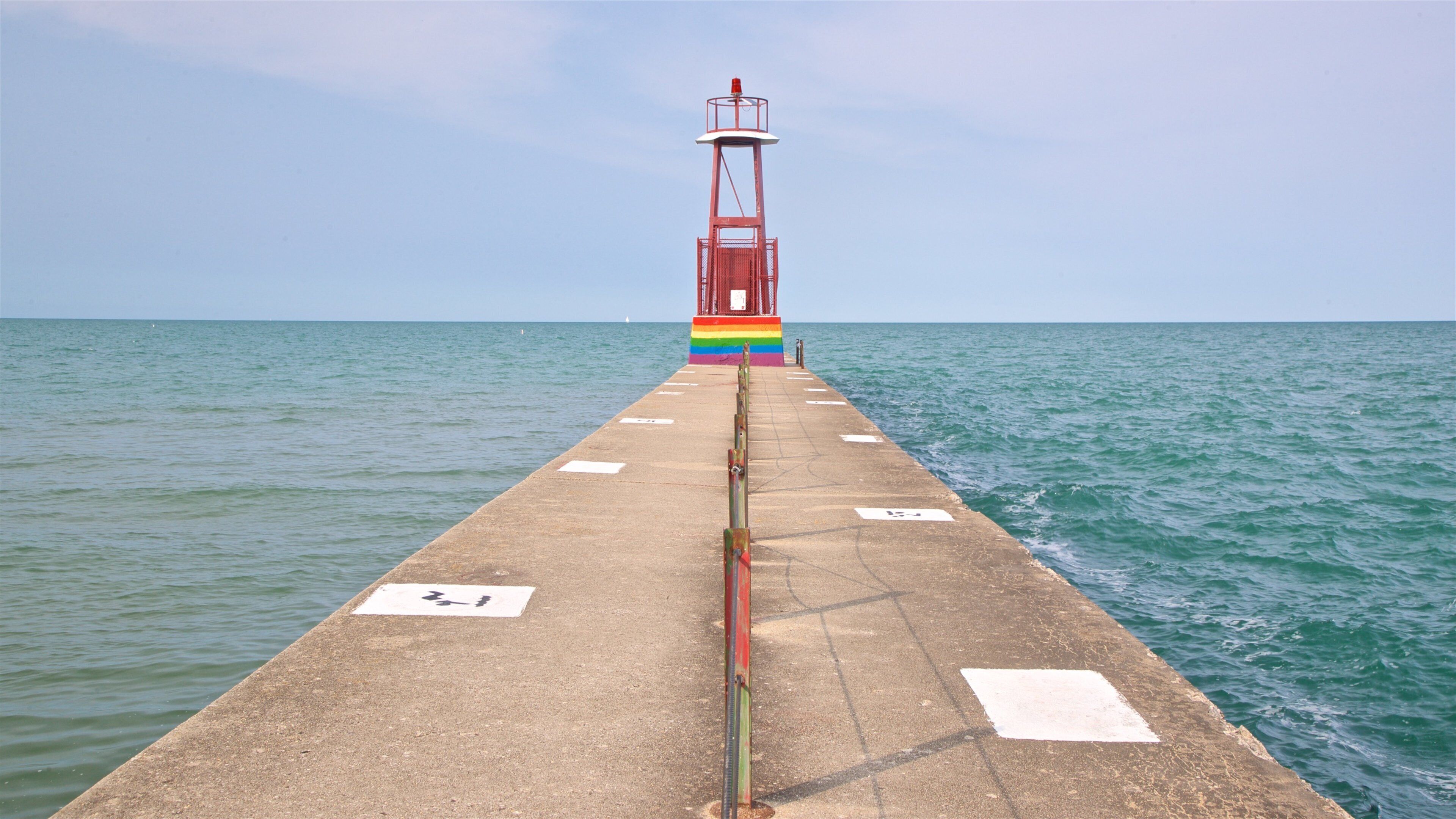 Kathy Osterman Beach which includes general coastal views and outdoor art