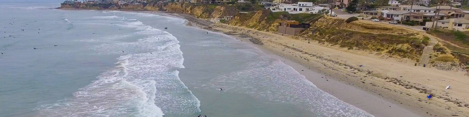La Jolla Palisades Park, San Diego aerial view