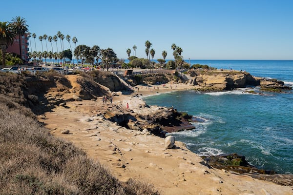 Ellen Browning Scripps Park featuring rocky coastline and general coastal views