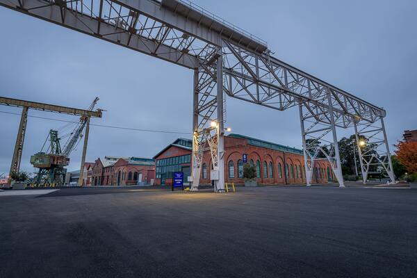 Blue hour and sunrise from around Mare Island in Vallejo, California.