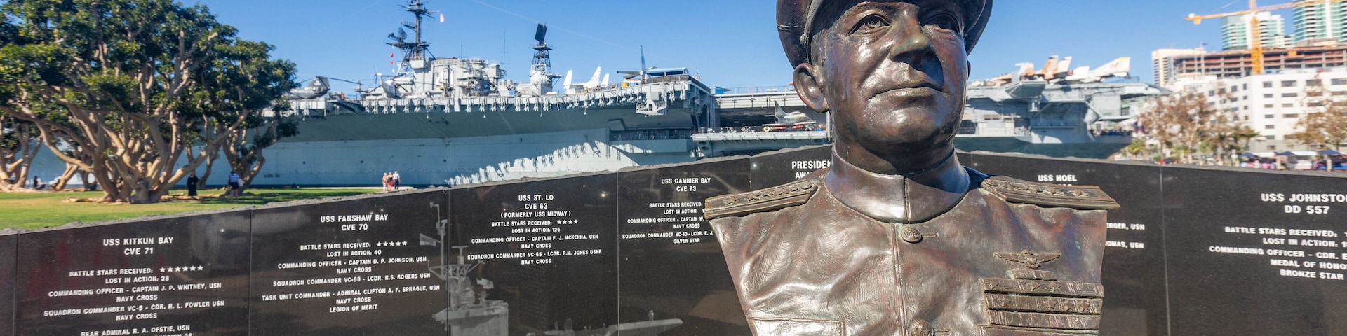 A National Salute to Bob Hope & the Military which includes a statue or sculpture