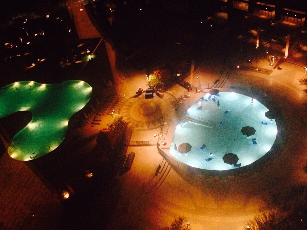 The view doesn't hurt ... 