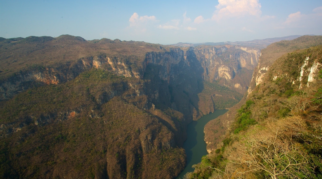 Manos que Imploran Viewpoint featuring landscape views, a gorge or canyon and a river or creek