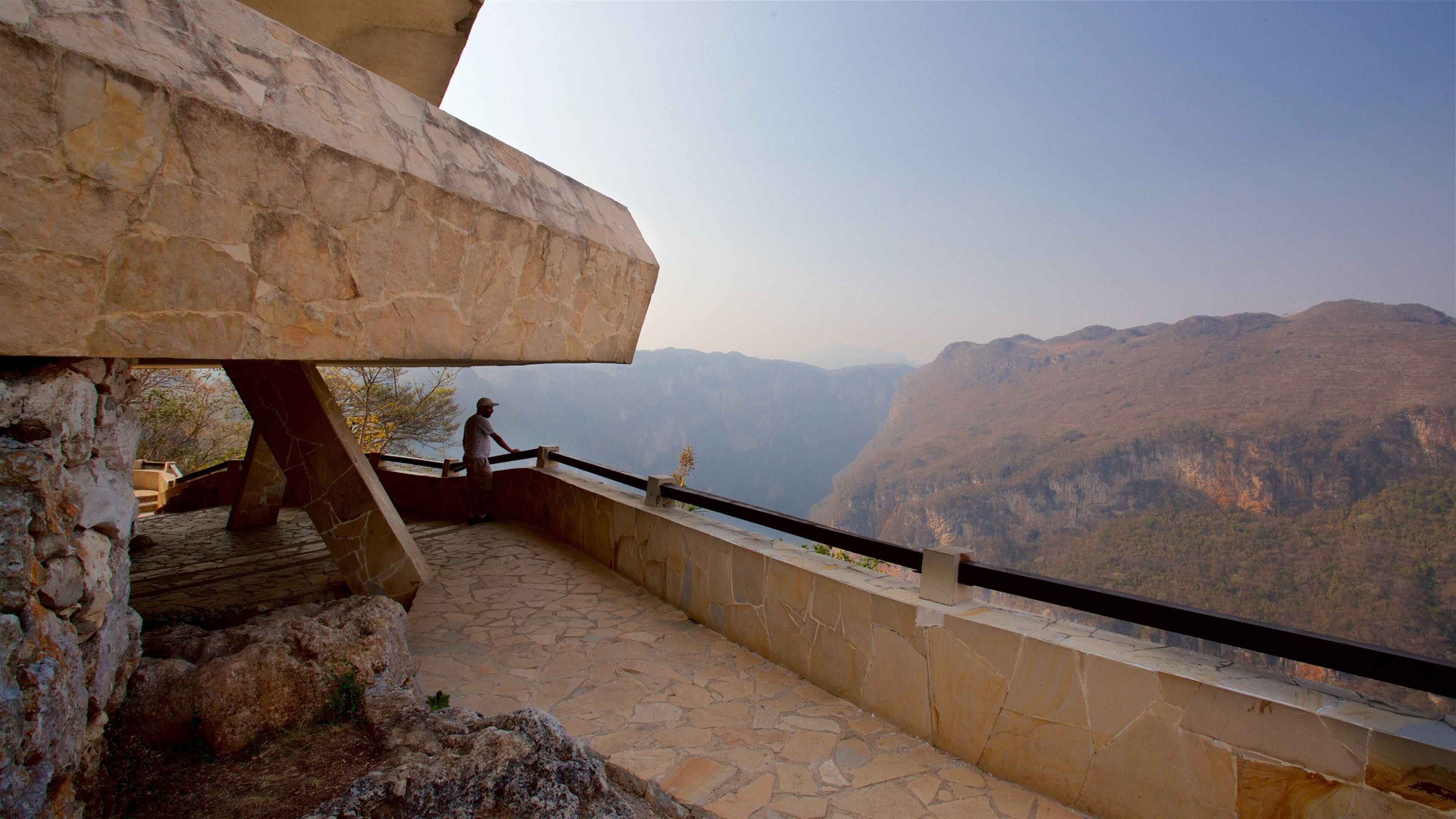 Manos que Imploran Viewpoint which includes landscape views, views and a gorge or canyon