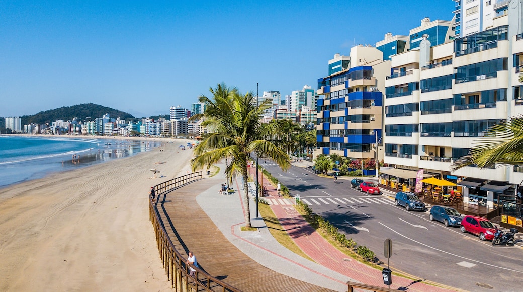 Itapema - SC. View of Itapema beach and city in Santa Catarina, Brazil