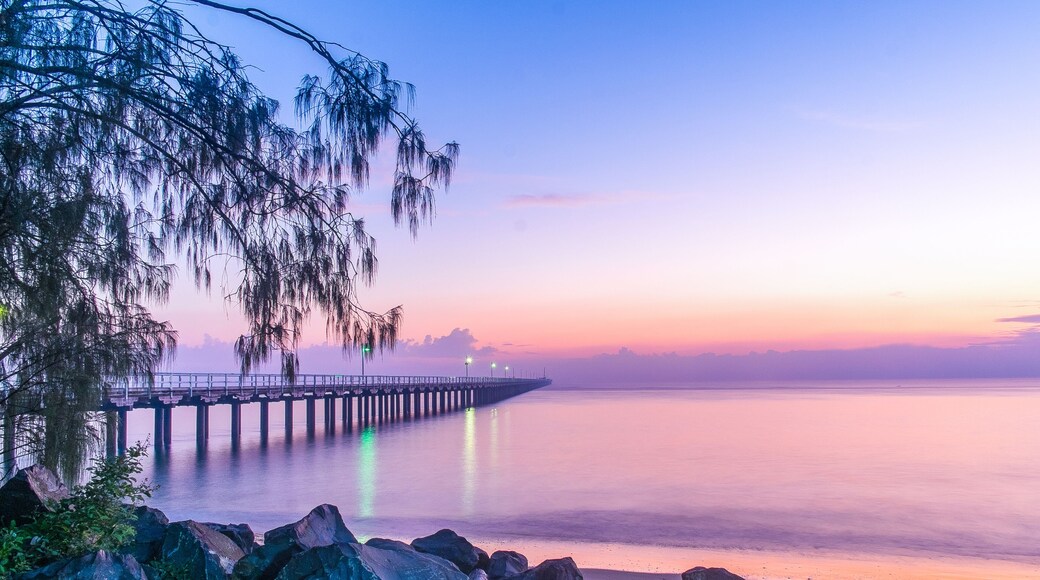The Iconic Urangan Pier, Hervey Bay, Queensland, Australia.