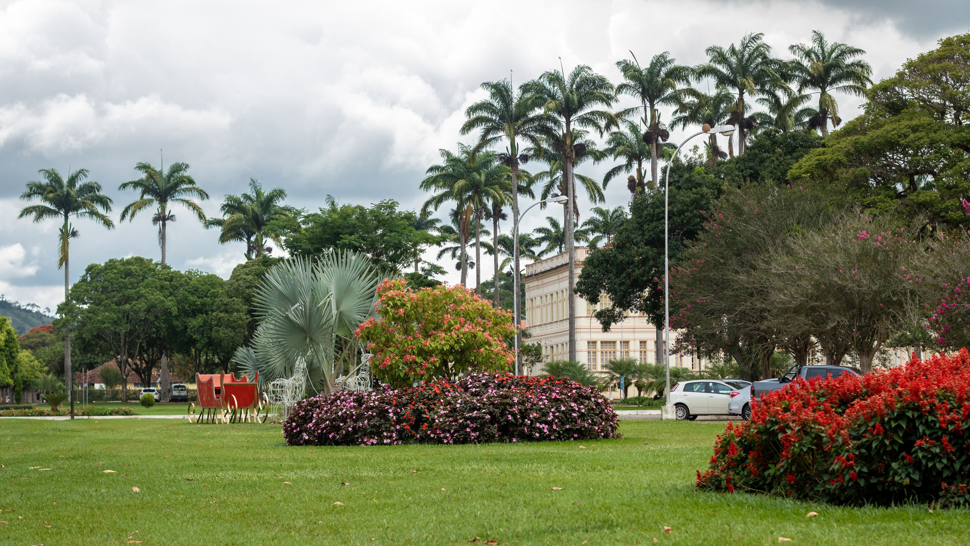 gardens of the vicosa federal university in brazil