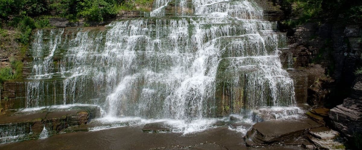 Hector Falls off 414 on the southeast end of Seneca Lake in Finger Lakes region of Upstate New York.