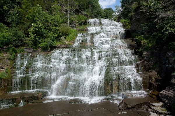 Hector Falls off 414 on the southeast end of Seneca Lake in Finger Lakes region of Upstate New York.