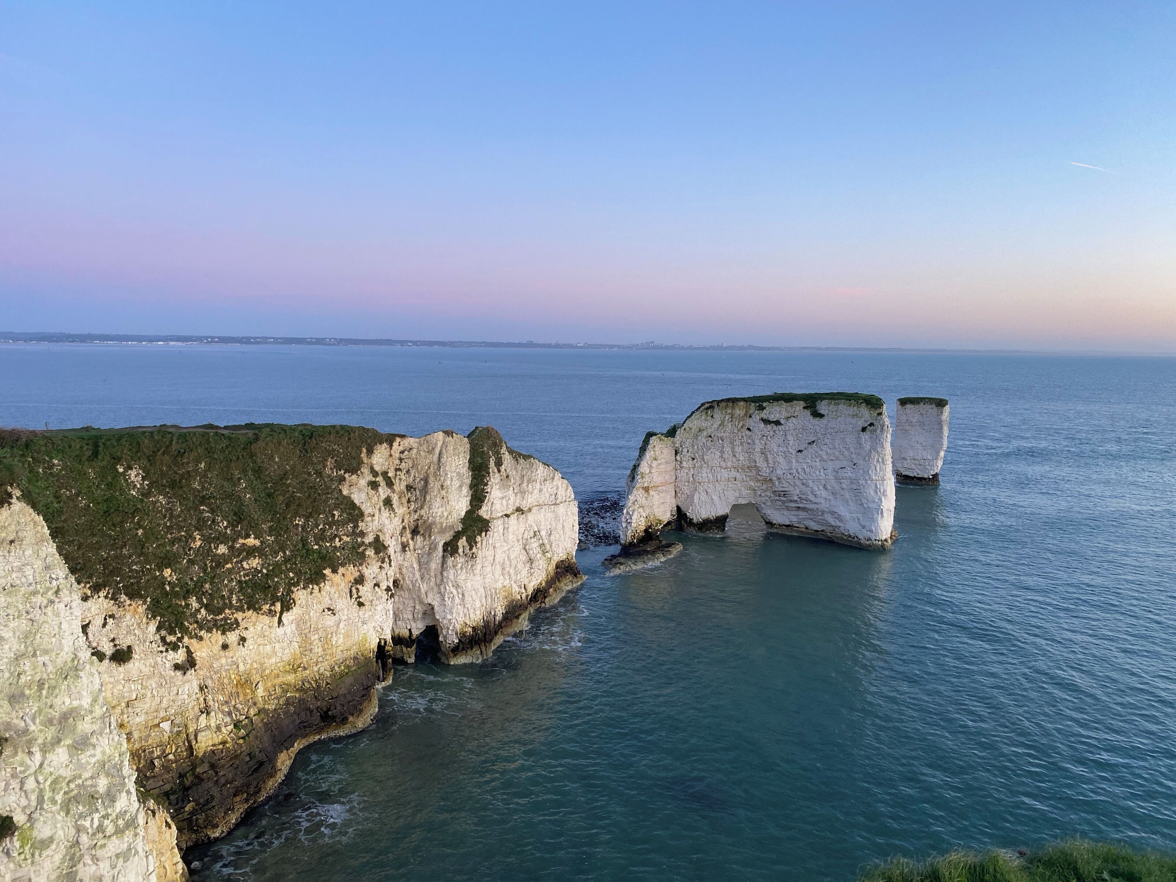 Sunrise on a January morning.