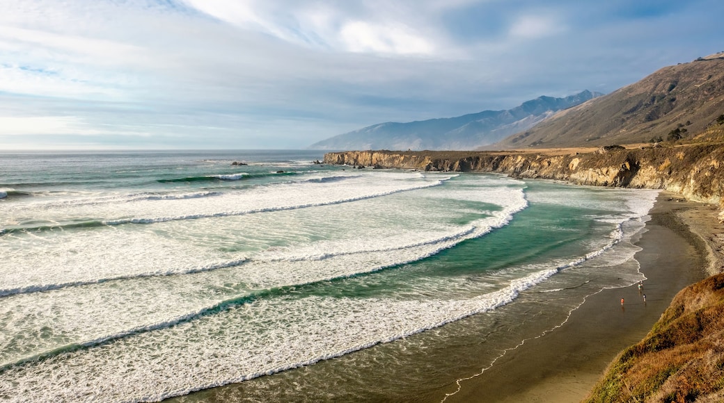 USA Pacific coast, Sand Dollar Beach, Big Sur, California