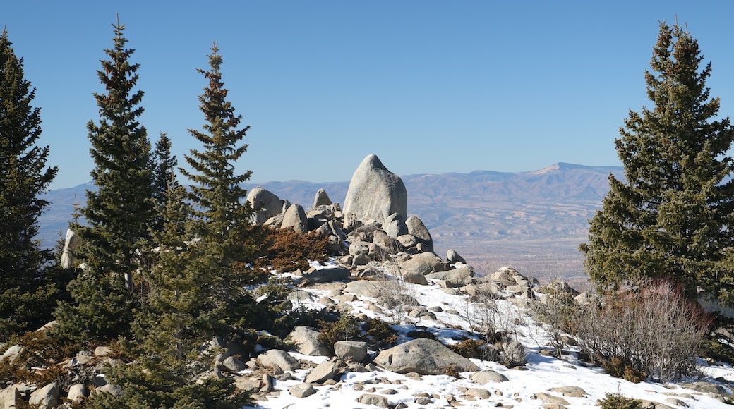 View of Jemez Mountains from Santa Fe, NM