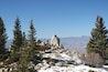 View of Jemez Mountains from Santa Fe, NM