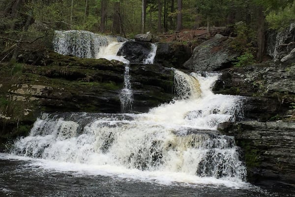 Factory falls.. smallest out the 3 but my favorite.. maybe a mile hike out and back.. not long at all