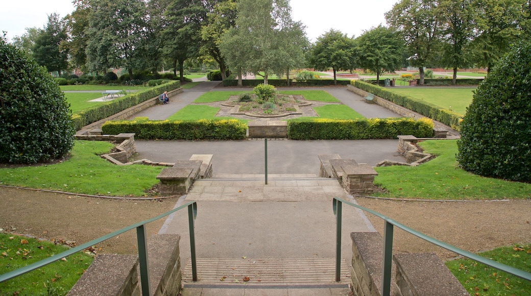Burslem Park som inkluderer park
