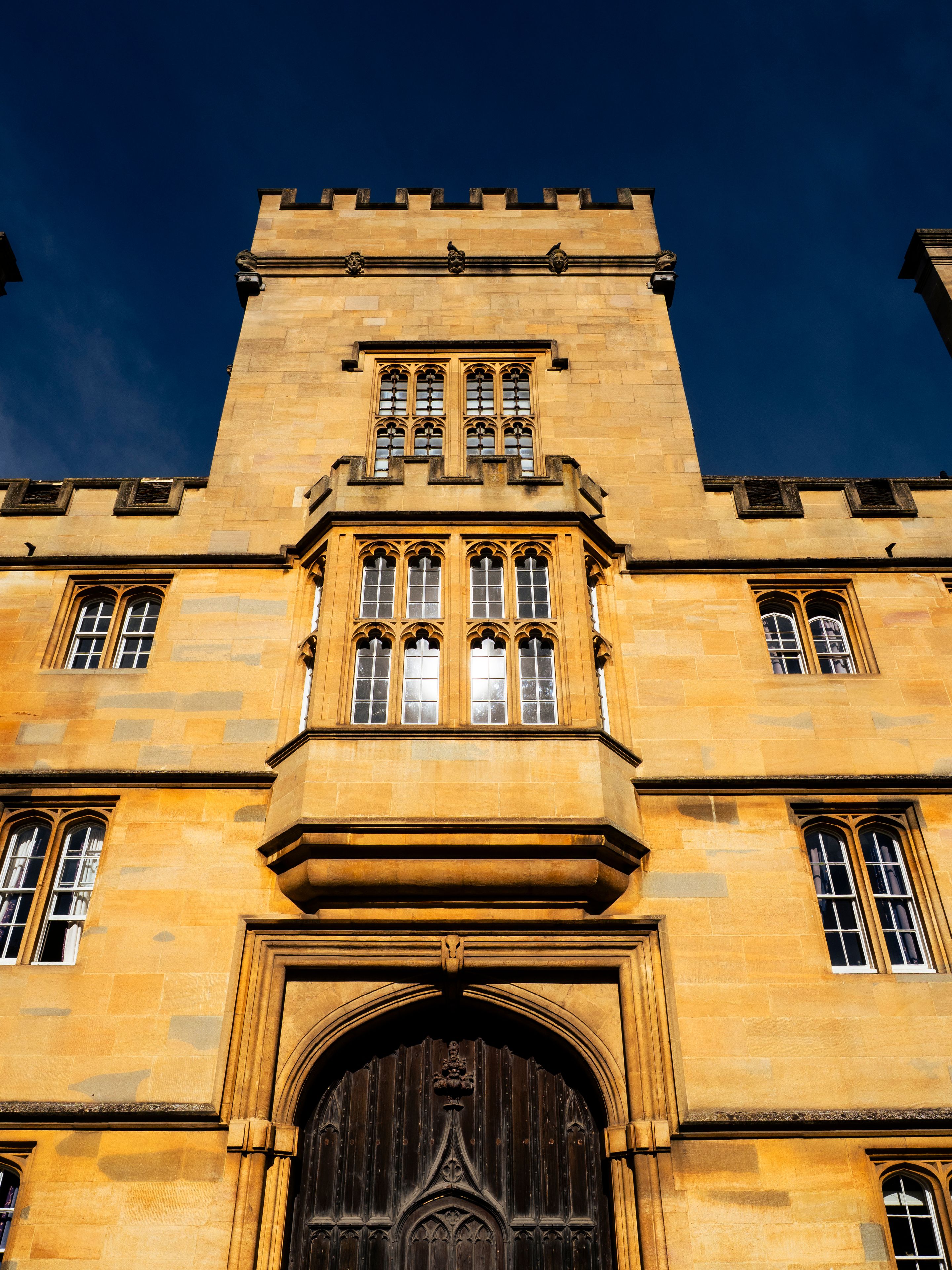 Porters Lodge, Wadham College, Oxford, England, UK.
