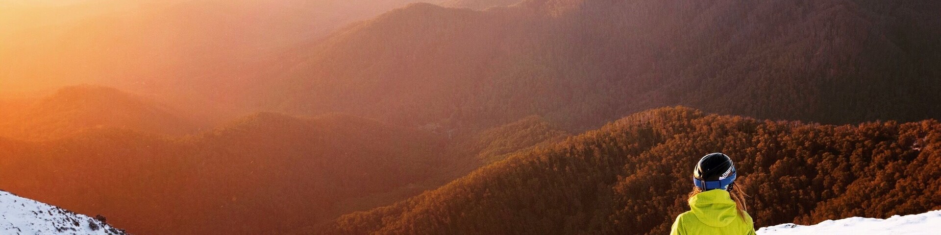 If you make it to Mount Buller this season make sure you hike up to the Summit. I'm only an intermediate skier so I left my skies down the bottom and walked the final 100m from the Summit chair lift. You can ski blue and green runs all the way down from there. It's a lovely view, especially at sunset. :)