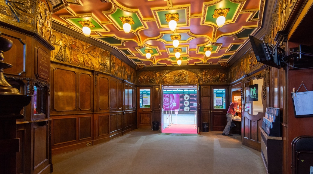 Harrogate Theatre featuring heritage elements and interior views
