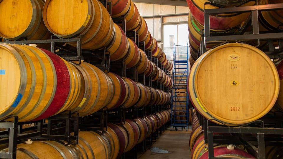 Ravine Vineyard Estate Winery which includes interior views