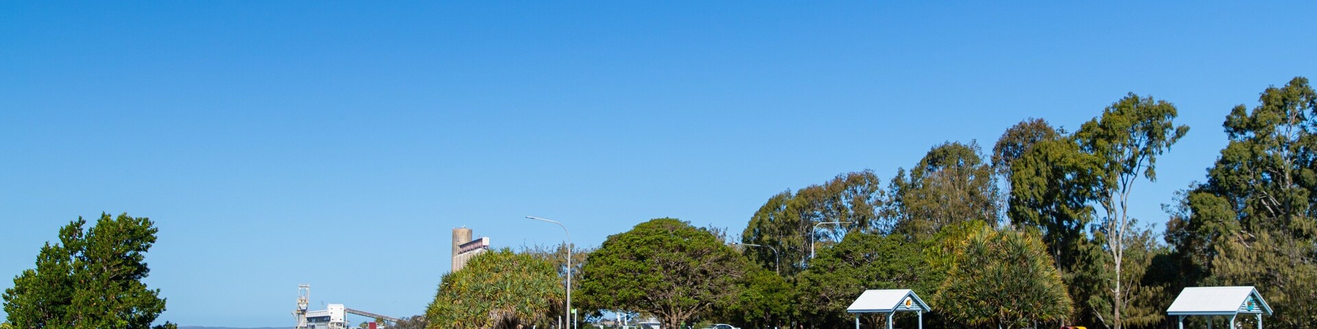 Callemondah showing a garden and general coastal views