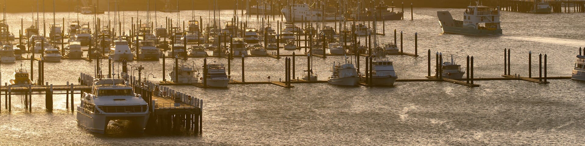 Callemondah which includes a bay or harbor and a sunset