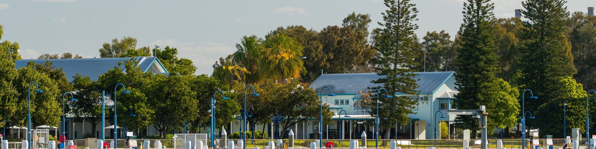 Callemondah showing a bay or harbor