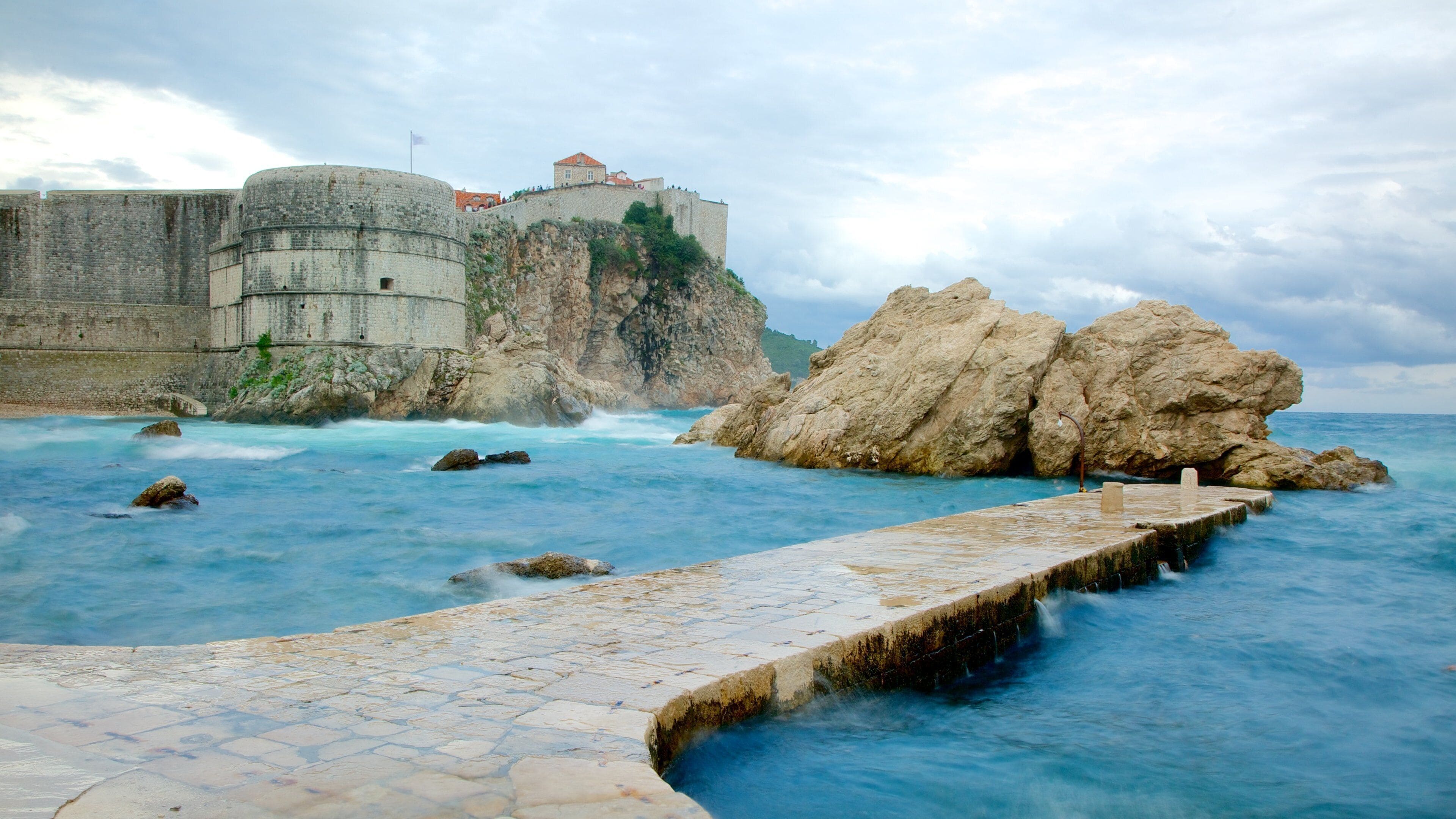 Dubrovnik - Southern Dalmatia showing rugged coastline
