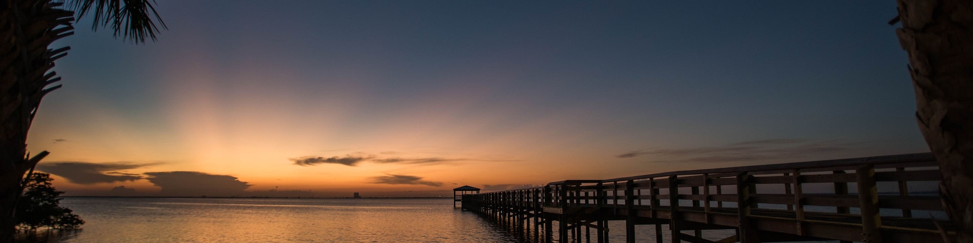 Sunrise at Rotary Riverfront Park, Titusville, Florida
