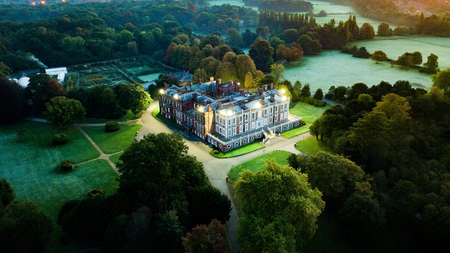 aerial view of Croxteth Hall & Country Park