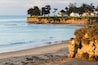 T4D055 Sunset, Cowell Beach, Santa Cruz, California, United States
