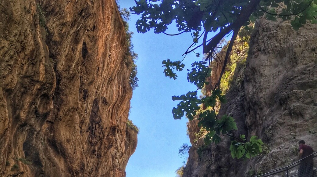 Saklikent gorge. Beautiful place. 18 km long. Second longest in Europe longest one in Turkey. You can hike inside almost 2 km if you are not professional climber but after that it gets difficult you need a climbing gears or you might need to swim through some ice cold water. #BestOf5