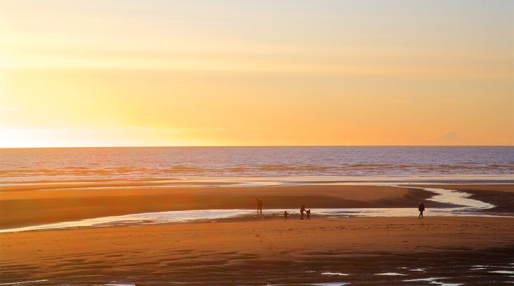 Central Beach フィーチャー 自然の風景, 夕焼け と 海岸線の眺め
