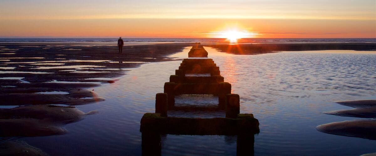 Central Beach featuring a sunset, a beach and general coastal views